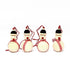 Christmas Décor Handcrafted Eco-friendly Wooden Snowmen Hangings