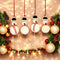 Christmas Décor Handcrafted Eco-friendly Wooden Snowmen Hangings