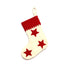 Christmas Décor Handmade Felt Sheet Stocking—Star Design