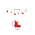 Christmas Décor Handmade Felt Stockings Garland