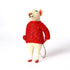 Christmas Décor Handmade Needled Felt Work Mouse Hanging