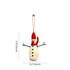 Christmas Décor Handmade Needled Felt Work Snowman Hanging