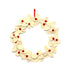 Christmas Décor Handmade White Felt Wreath