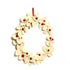 Christmas Décor Handmade White Felt Wreath