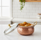 Copper Serving bowl with Glass lid