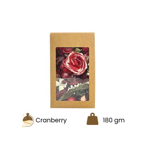 Cranberry Fragrance Potpourri Box for Home Décor