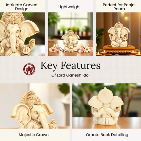 Cultured Marble Divine Ganesha