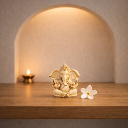 Cultured Marble Divine Ganesha