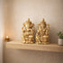 Cultured Marble Lakshmi & Ganesh Idols