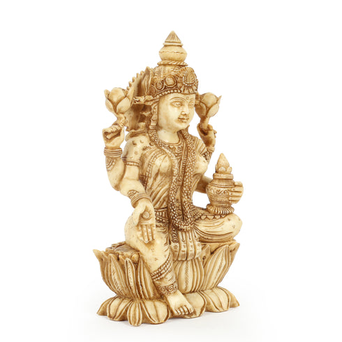 Cultured Marble Lakshmi Idol