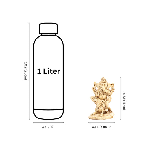 Cultured Marble Vahana Ganesha