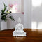 Decorative Brass Lord Buddha Idol for Home Décor—Silver