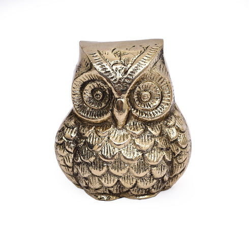 Decorative Brass Owl Showpiece