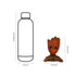 Decorative Groot Plant Holder—Brown
