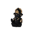 Decorative Lord Ganesha Showpiece—Black and Golden
