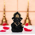 Decorative Lord Ganesha Showpiece—Black and Golden