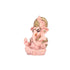 Decorative Lord Ganesha Showpiece—Pink and Golden