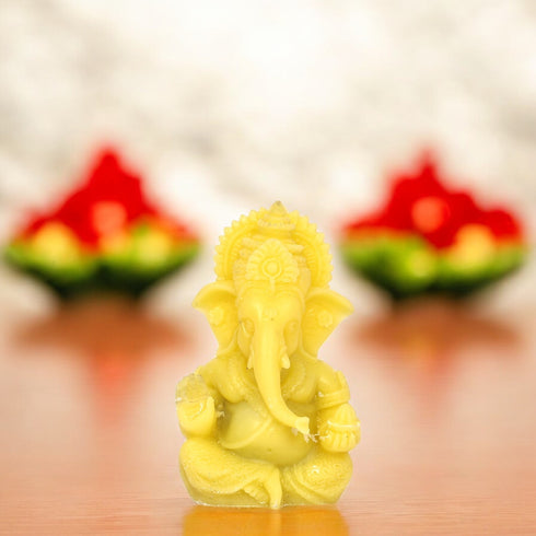 Decorative Lord Ganesha Showpiece—Yellow