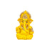 Decorative Lord Ganesha Showpiece—Yellow and Golden