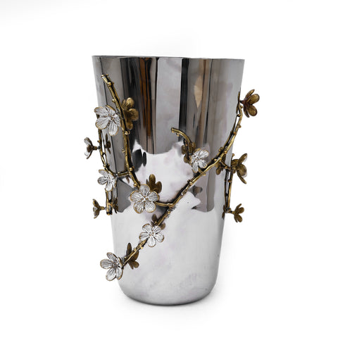 Decorative Vase with floral embellishments
