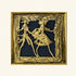 Dhokra Art Brass Tribal Couple Square Glass Frame