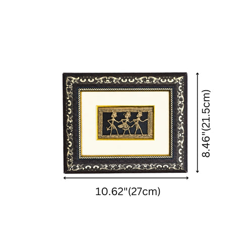 Dhokra Art Brass Tribal Life Glass Frames