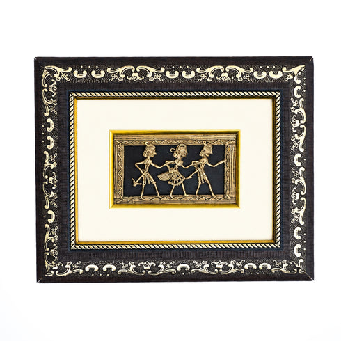 Dhokra Art Brass Tribal Life Glass Frames