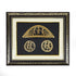 Dhokra Art Tribal Dance and Folk Celebration Glass Frame