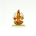 Dwimukha Lord Ganesha Glass Decorative Idol