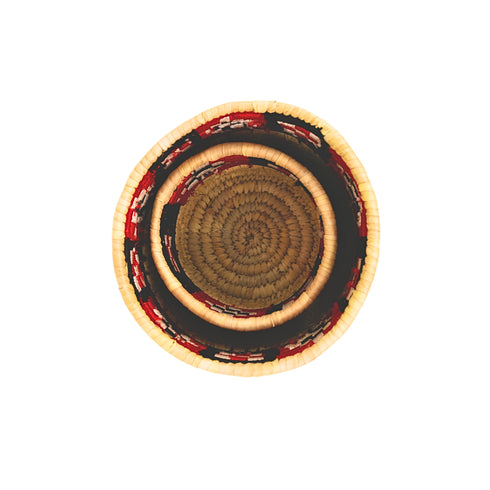 Eco-friendly Handwoven Sabai Grass Planters – Set of 2