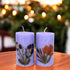 Eco-friendly Soy Wax Scented Pillar Candles-Set of 2
