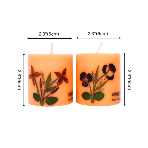 Eco-friendly Soy Wax Scented Pillar Candles