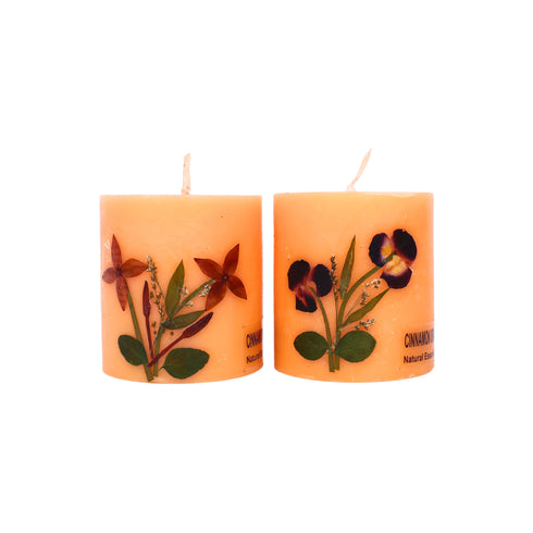 Eco-friendly Soy Wax Scented Pillar Candles