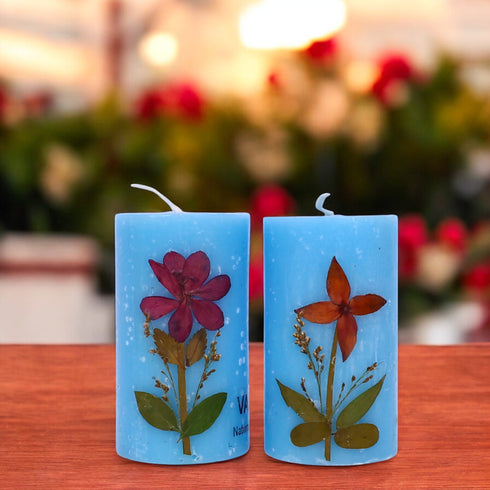 Eco-friendly Soy Wax Scented Pillar Candles