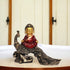 Elegant Baby Buddha on Peacock Figurine – Spiritual Home Decor