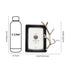 Elegant Black Frame with Silver Bird Branch Accent