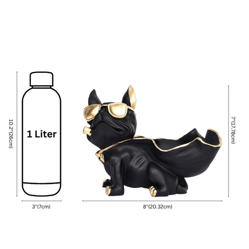 Elegant Bulldog Decorative Bowl for Home Décor