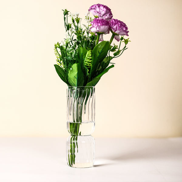 Elegant Decorative Glass Flower Vase – Perfect for Enhancing Home Decor