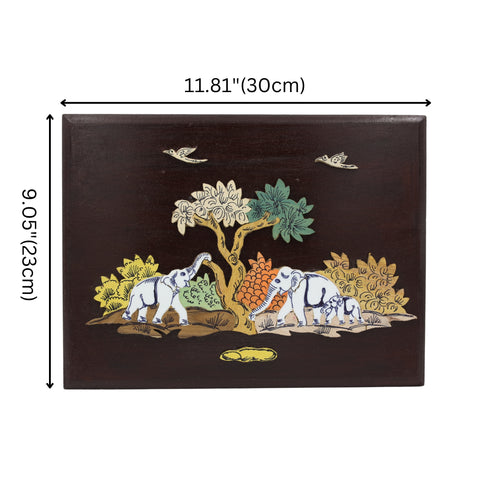 Elephant Family Wall Decor