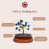 Evil Eye Wishing Tree with features and benefits on a beige background