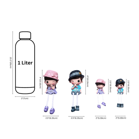 Family Figurine Set for Home Décor