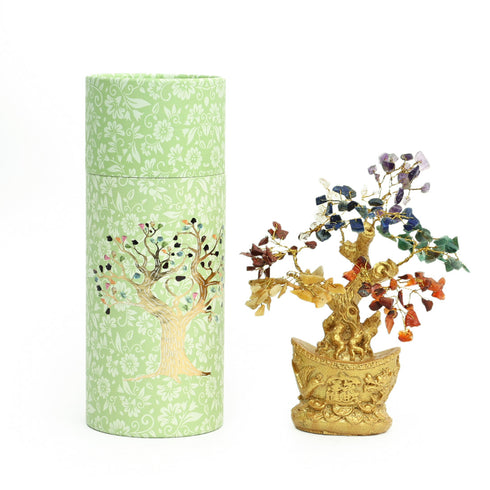 Feng Shui 7 Stone Chakra Wish Tree