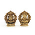 Fine Brass Lakshmi Ganesha Seated on Lotus Pedestal