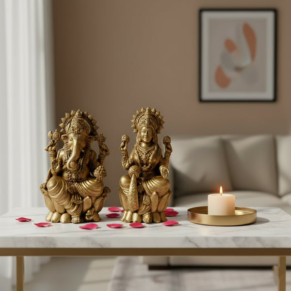 Divine Lakshmi Ganesha Idols – Deity of Wisdom and Prosperity