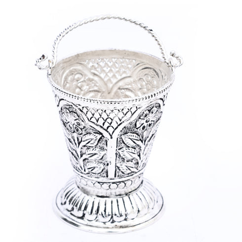 German Silver Decorative Pichkari and Balti