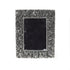 German Silver Floral Engraved Decorative Photo Frame