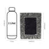 German Silver Floral Engraved Decorative Photo Frame