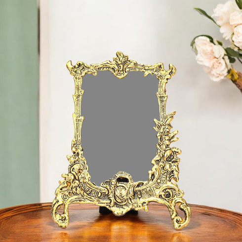 German Silver—Photo Frame—Golden