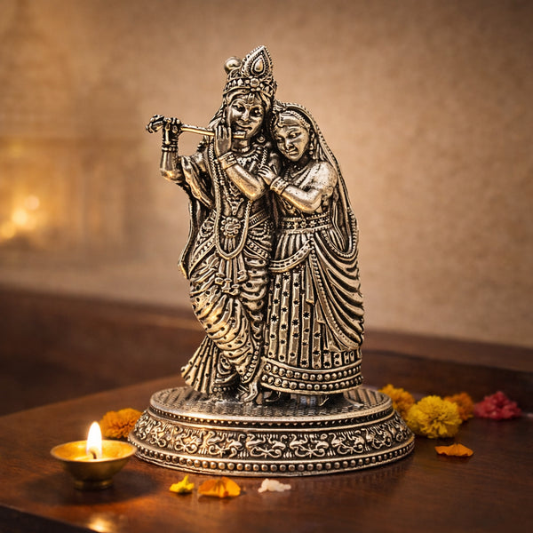 German Silver Radha Krishna