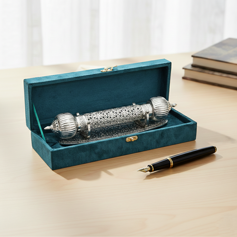 German Silver Royal Invitation Card Holder